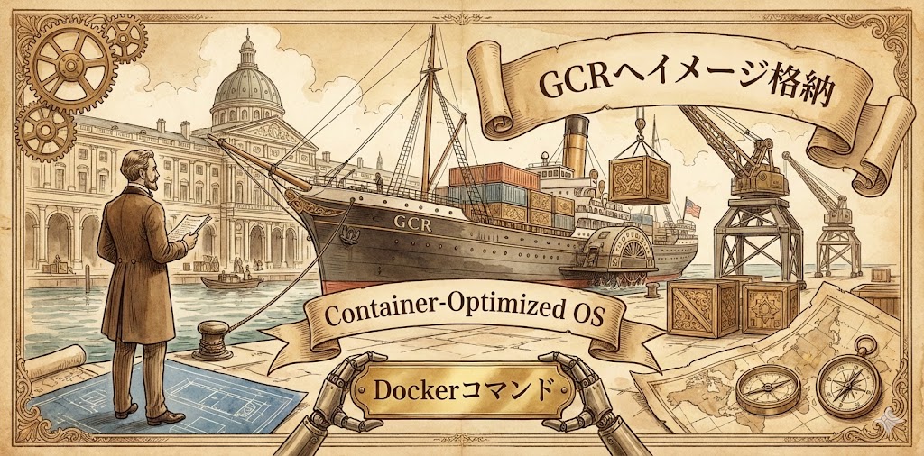 GCPでDockerイメージ管理｜Container-Optimized OSからGCRへのPush手順